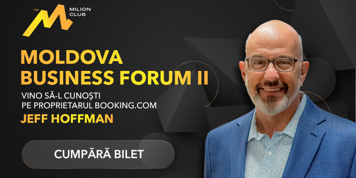 Milion Club: Основатель Booking.com, Джефф Хоффман, впервые приезжает в Молдову